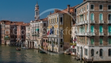 Canal Grande with houses