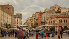 Market square in Verona