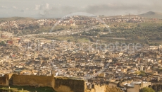 Panorama of Fes in Morocco