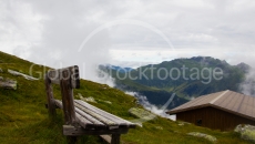 View from the top of an Austrian mountain
