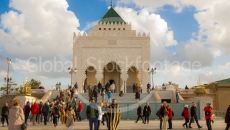 Mausoleum of Mohammed V near Rabat (Morocco)