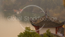 Shiboa Pagode at the river Yangtze near Chongqing